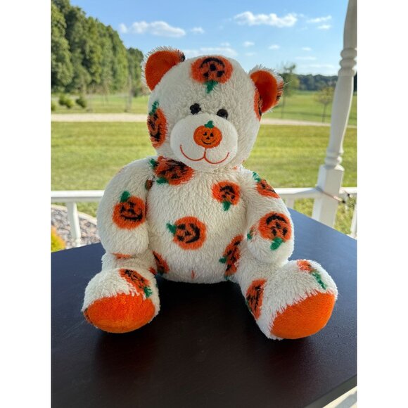 Build-A-Bear Pumpkin Nose Teddy Bear With Bearboxer Shorts Halloween 16" - Picture 6 of 15